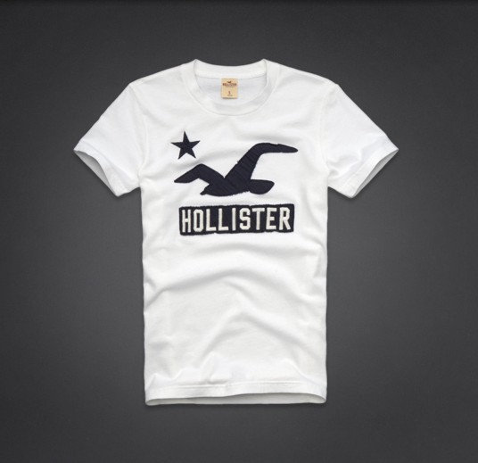 T-shirt Hollister Homme Blanc